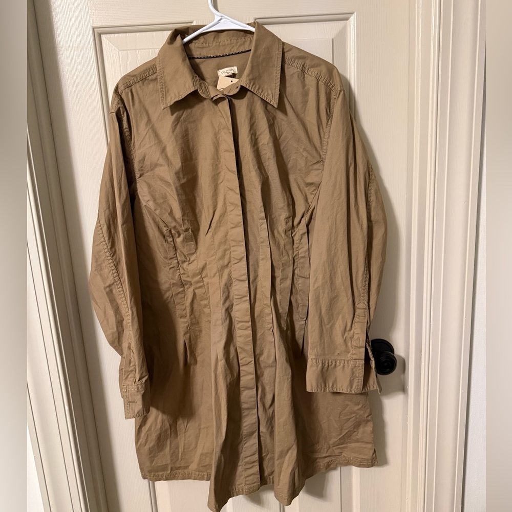 Pilcro Pintuck Mini Shirt Dress - Picture 3 of 5